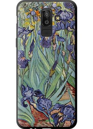 Чехол на samsung galaxy j8 2018 винсент ван гог. ирисы "161b-1511-2448"