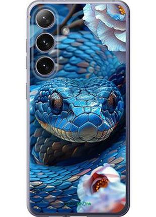Чехол на samsung galaxy s24 plus blue snake "6079u-3388-2448"