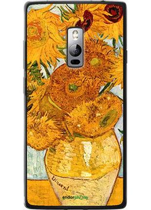 Чехол на oneplus 2 винсент ван гог. подсолнухи "162u-386-2448"