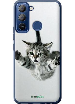 Чехол на tecno pop 5 lte bd4 летящий котёнок "2322u-2639-2448"
