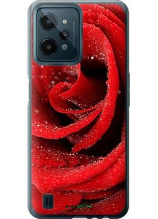 Чехол на realme c31 красная роза "529u-2593-2448"