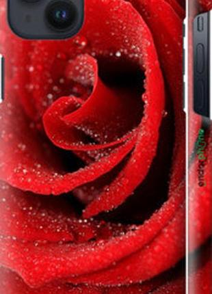 Чехол на iphone 14 plus красная роза "529m-2645-2448"