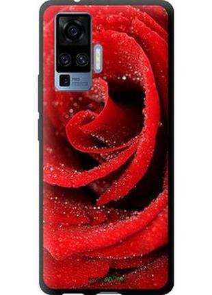 Чехол на vivo x50 pro красная роза "529b-1956-2448"