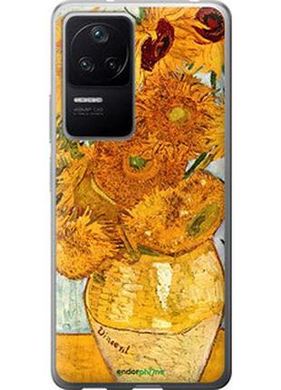 Чехол на xiaomi redmi k40s винсент ван гог. подсолнухи "162u-2582-2448"