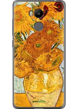 Чохол на xiaomi redmi 4 prime вінсент ван гог. соняшники "162u-437-2448"
