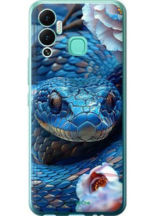 Чехол на infinix hot 12 play blue snake "6079u-2759-2448"