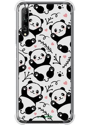 Чехол на huawei p smart pro панды "4318sp-1906-2448"