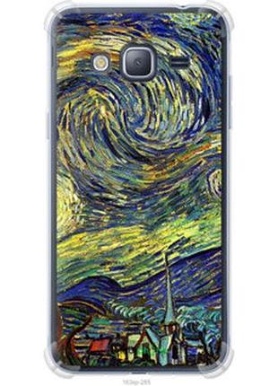 Чехол на samsung galaxy j3 duos (2016) j320h винсент ван гог. звёздная ночь "163sp-265-2448"