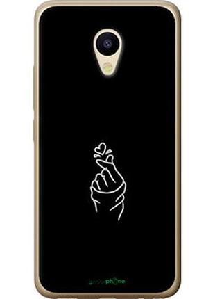 Чехол на meizu m5 love you "4298t-420-2448"