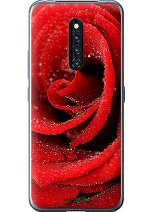 Чехол на vivo x27 pro красная роза "529u-1772-2448"
