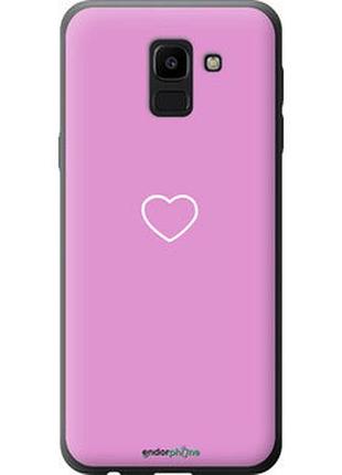 Чехол на samsung galaxy j6 2018 сердце 2 "4863t-1486-2448"