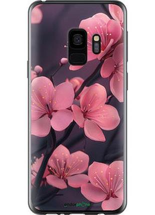 Чехол на samsung galaxy s9 пурпурная сакура "6075t-1355-2448"