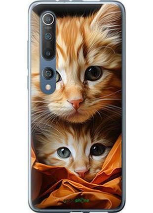 Чехол на xiaomi mi 10 котики 2 "5664t-1860-2448"