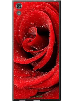 Чехол на sony xperia xa1 ultra g3212 красная роза "529t-1237-2448"