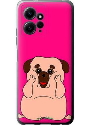 Чехол на xiaomi redmi note 12 4g весёлый мопс "4908u-3021-2448"