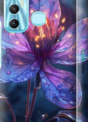 Чехол на infinix hot 11 магический цветок "6038m-2762-2448"