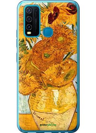 Чехол на vivo y30 винсент ван гог. подсолнухи "162u-2154-2448"
