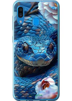 Чехол на samsung galaxy a30 2019 a305f blue snake "6079t-1670-2448"