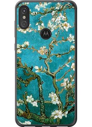 Чехол на motorola one power винсент ван гог. сакура "841u-1588-2448"