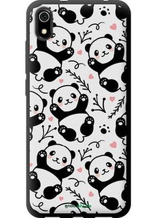 Чехол на xiaomi redmi 7a панды "4318b-1716-2448"