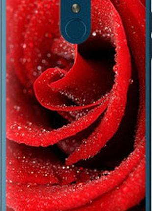Чехол на lg k8 2018 красная роза "529u-1384-2448"