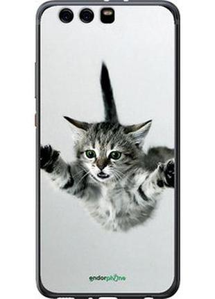 Чехол на huawei p10 plus летящий котёнок "2322u-963-2448"