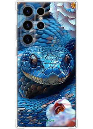 Чехол на samsung galaxy s24 ultra blue snake "6079sp-3389-2448"