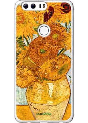 Чехол на huawei honor 8 винсент ван гог. подсолнухи "162u-351-2448"