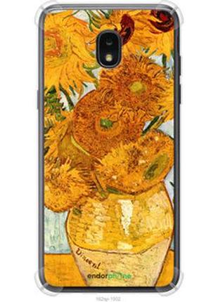 Чехол на samsung galaxy j7 2018 винсент ван гог. подсолнухи "162sp-1502-2448"