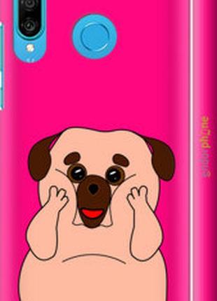 Чохол на huawei p30 lite веселий мопс "4908m-1651-2448"