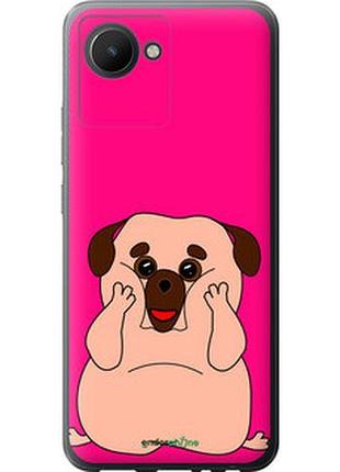 Чохол на realme c30 веселий мопс "4908u-2700-2448"