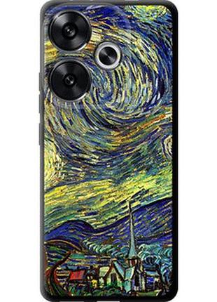 Чехол на xiaomi redmi turbo 3 5g винсент ван гог. звёздная ночь "163b-3802-2448"