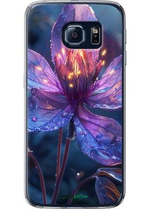 Чехол на samsung galaxy s6 g920 магический цветок "6038u-80-2448"
