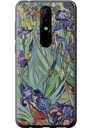 Чехол на nokia 5.1 plus винсент ван гог. ирисы "161t-1543-2448"