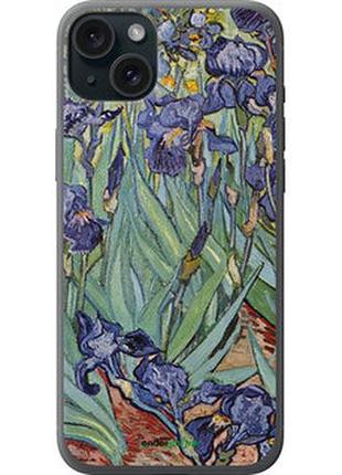 Чехол на iphone 15 plus винсент ван гог. ирисы "161u-3097-2448"