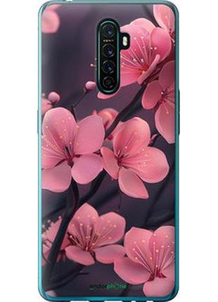 Чехол на oppo reno ace пурпурная сакура "6075t-1964-2448"