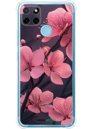 Чехол на realme c25y пурпурная сакура "6075sp-2553-2448"
