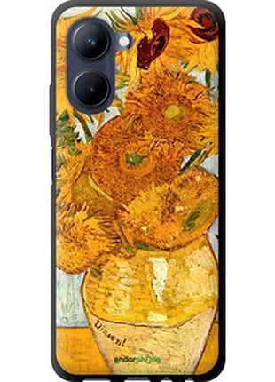 Чехол на realme c33 винсент ван гог. подсолнухи "162b-2870-2448"