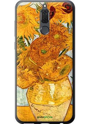 Чехол на huawei mate 10 lite винсент ван гог. подсолнухи "162t-1240-2448"