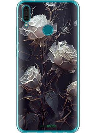 Чохол на huawei y9 2019 троянди 2 "5550u-1602-2448"