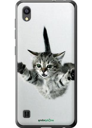 Чехол на zte blade a5 2019 летящий котёнок "2322u-2109-2448"