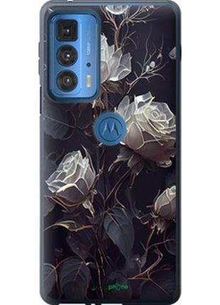 Чехол на motorola edge 20 pro розы 2 "5550u-2662-2448"