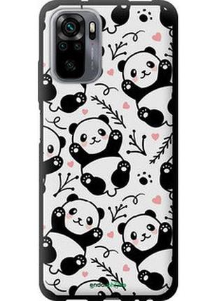 Чехол на xiaomi poco m5s панды "4318b-3117-2448"