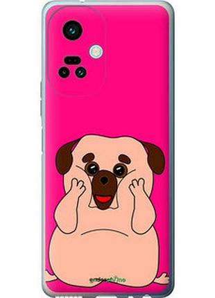 Чехол на tecno camon 19 pro (ci8n) весёлый мопс "4908u-2766-2448"