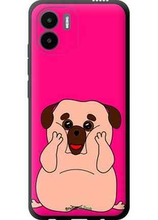 Чехол на xiaomi redmi a2 весёлый мопс "4908b-3026-2448"