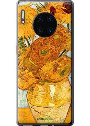 Чехол на huawei mate 30 pro винсент ван гог. подсолнухи "162u-1796-2448"
