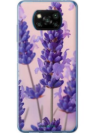 Чехол на xiaomi poco x3 pro лаванда "6037t-2938-2448"