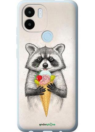 Чехол на xiaomi redmi a1 plus енотик с мороженым "4602u-2942-2448"