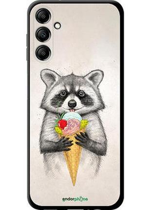 Чехол на samsung galaxy a14 a145f енотик с мороженым "4602b-2937-2448"
