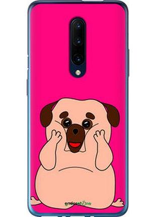Чохол на oneplus 7 pro веселий мопс "4908u-1696-2448"
